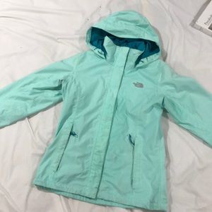 North face rain coat
